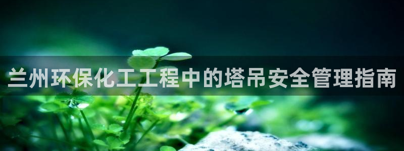 亿万第一季解说：兰州环保化工工程中的塔吊安全管理指南